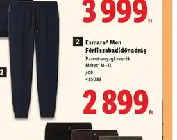 Lidl Esamara® Men Férfi szabadidőnadrág ajánlat