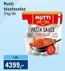 Metro Mutti tésztaszósz ajánlat