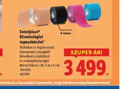 Lidl Sensiplast Kineziolgiai tapaszkészlet ajánlat