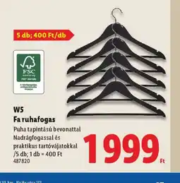 Lidl Fa ruhafogas ajánlat