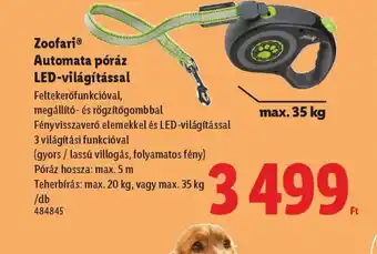 Lidl Zoofari® Automata práz LED-világítással ajánlat