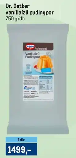 Metro Dr. Oetker vaníliaízű pudingpor ajánlat