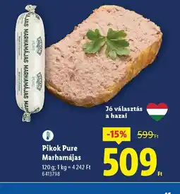 Lidl Pikok Pure Marhamájas ajánlat