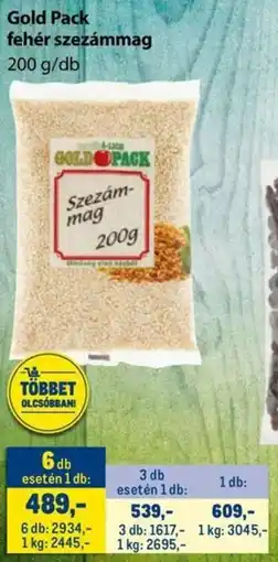 Metro Gold Pack fehér szezámmag ajánlat