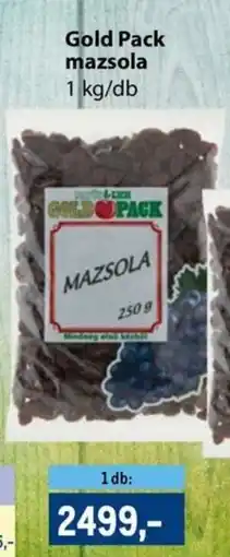 Metro Gold Pack mazsola ajánlat