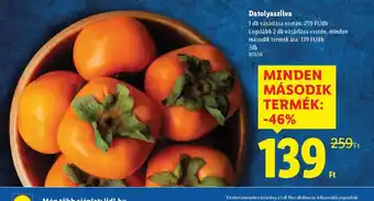 Lidl Datolyaszilva ajánlat