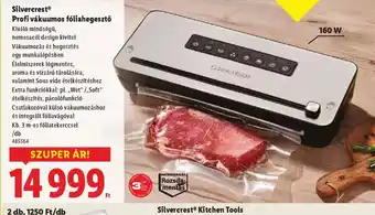 Lidl Silvercrest® Profi vákuumos fliahegesztő ajánlat