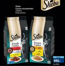 Metro Sheba Cuisine macskaeledel ajánlat