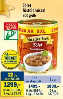 Metro Sólet füstölt hússal ajánlat