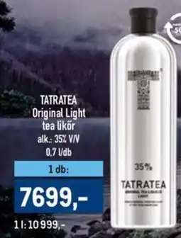 Metro TATRATEA Original Light tea likőr ajánlat