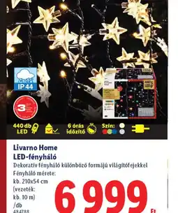 Lidl LIVARNO HOME LED-fényhál ajánlat