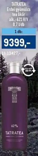 Metro TATRATEA Erdei gyümölcs tea likőr ajánlat