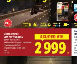Lidl Livarno Home LED-fényfüggöny ajánlat