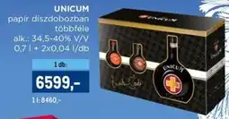 Metro UNICUM papír díszdobozban ajánlat