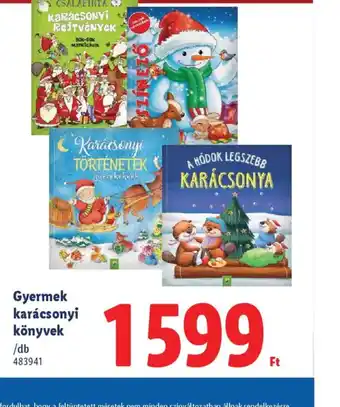 Lidl Gyermek karácsonyi könyvek ajánlat