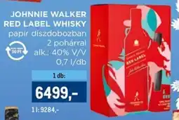 Metro Johnnie Walker Red Label whisky ajánlat