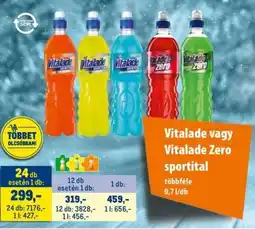 Metro Vitalade, Vitalade Zero sportital ajánlat