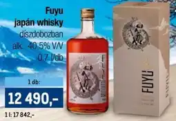 Metro Fuyu japán whisky ajánlat