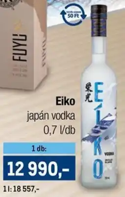 Metro Eiko japán vodka ajánlat
