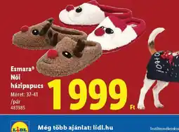 Lidl Esmara Női házipapucs ajánlat