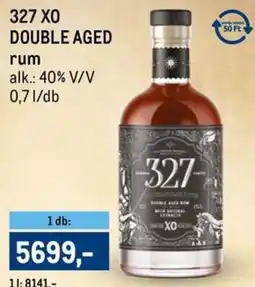 Metro 327 XO Double Aged rum ajánlat
