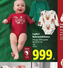 Lidl Lupilu Baba kombidressz ajánlat