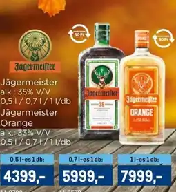 Metro Jägermeister ajánlat