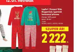 Lidl Lupilu® / Esmara® Kids Karácsonyi pizsama ajánlat