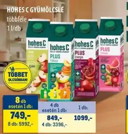 Metro Hohes C gyümölcslé ajánlat