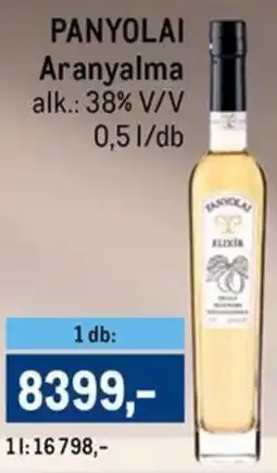 Metro Panyolai Aranyalma ajánlat