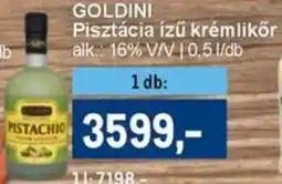 Metro GOLDINI Pisztácia ízű krémlikőr ajánlat