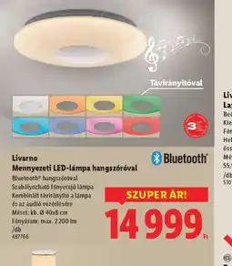 Lidl Livarno Mennyezeti LED-lámpa ajánlat