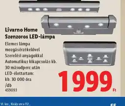 Lidl Livarno Home Szenzoros LED-lámpa ajánlat