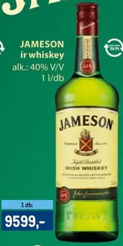Metro Jameson ír whiskey ajánlat