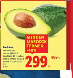 Lidl Avokád ajánlat
