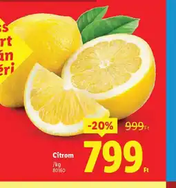 Lidl Citrom ajánlat