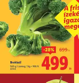 Lidl Brokkoli ajánlat