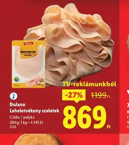 Lidl Dulano Leheletvékony szeletek ajánlat