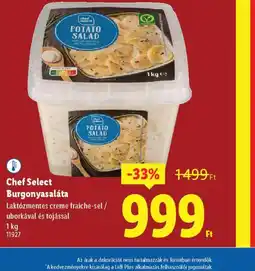 Lidl Chef Select Burgonyasaláta ajánlat