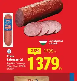 Lidl Pikok Kalandor rúd ajánlat