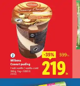 Lidl Milbona Csavart puding ajánlat