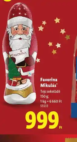 Lidl Favorina Mikulás ajánlat