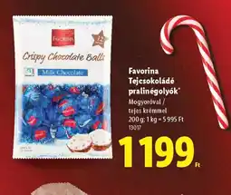 Lidl Favorina Tejescsokoládé pralinégolyk ajánlat