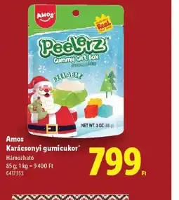 Lidl Amos Karácsonyi gumicukor ajánlat