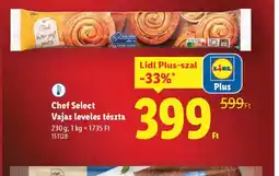 Lidl Chef Select Vajas leveles tészta ajánlat