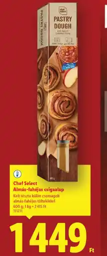 Lidl Chef Select Almás-fahéjas csigaalap ajánlat