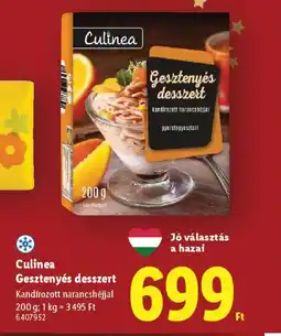 Lidl Culinea Gesztenyés desszert ajánlat