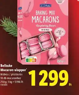 Lidl Belbake Macaron-alappor ajánlat