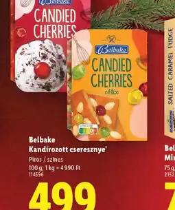 Lidl Belbake Kandírozott cseresznye ajánlat