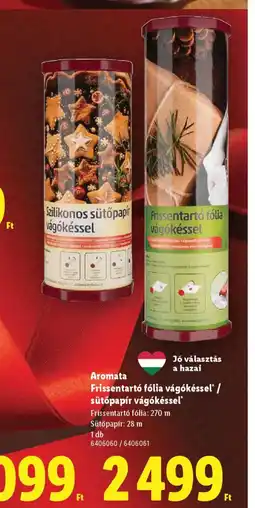 Lidl Aromata Frissentart flia vágkéssel ajánlat